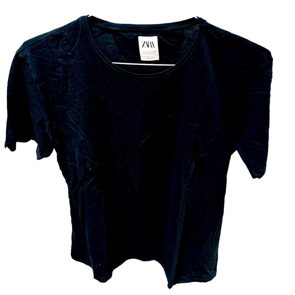 Zara black t-shirt size large